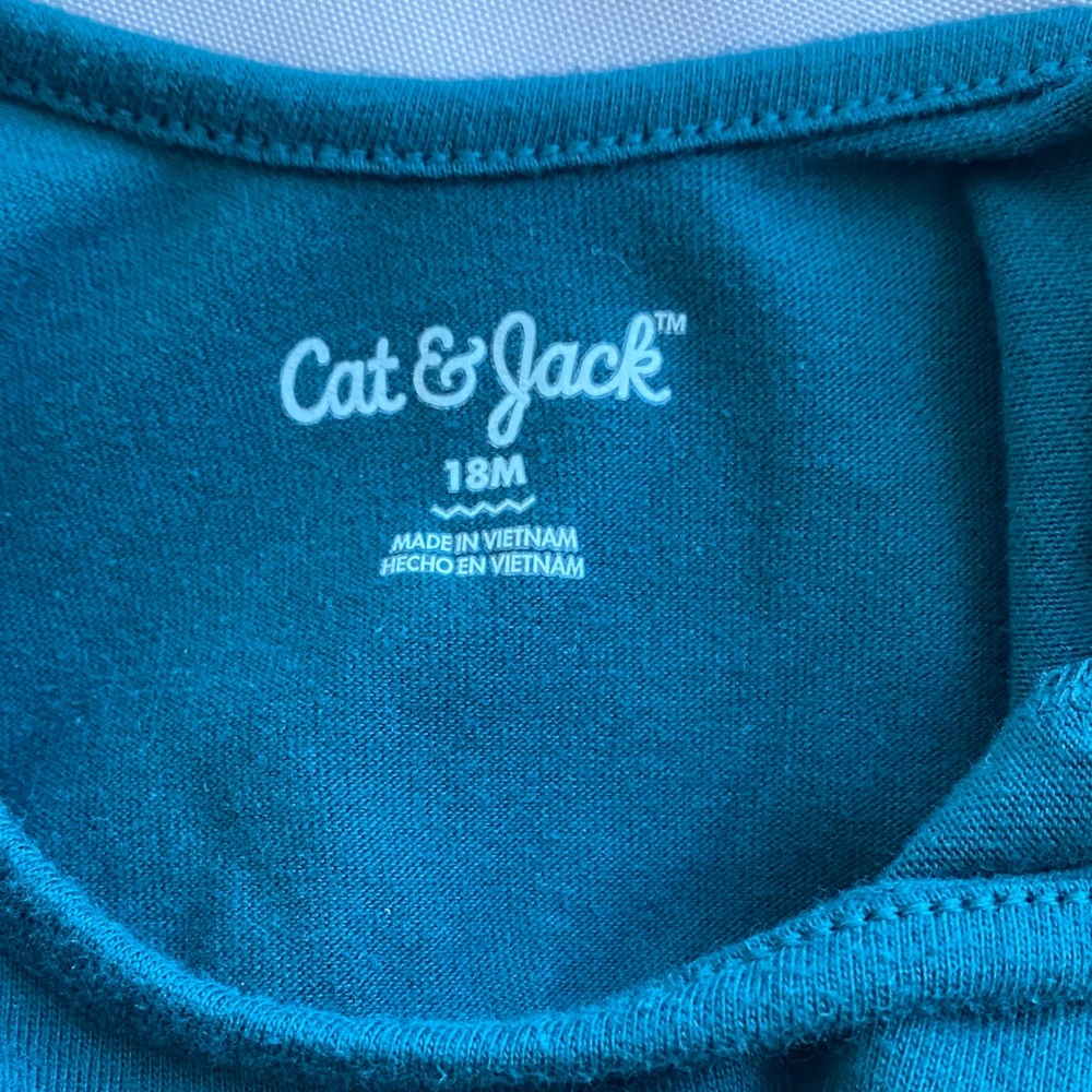 Cat & Jack Burgundy and Teal Toddler Dresses with Glitter 18 Months 4 pieces - Picture 13 of 13